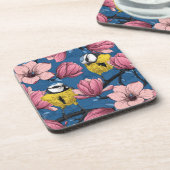 Frühjahrszeit Getränkeuntersetzer (Linke Seite)