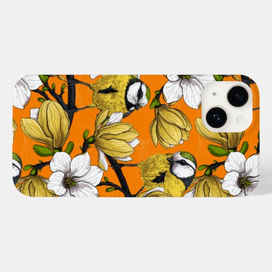 Frühjahrszeit in Gelb Case-Mate iPhone Hülle (Rückseite (Horizontal))