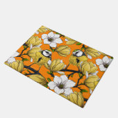 Frühjahrszeit in Gelb Fußmatte (Schrägansicht)