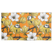 Frühjahrszeit in Gelb Kissenbezug (Vorderseite-Links)