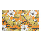 Frühjahrszeit in Gelb Kissenbezug (Rückseite-Links)