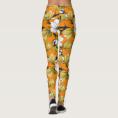 Frühjahrszeit in Gelb Leggings (Rückseite)