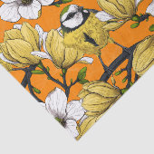 Frühjahrszeit in Gelb Seidenpapier (Ausschnitt)