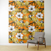 Frühjahrszeit in Gelb Wandteppich (Beispiel)