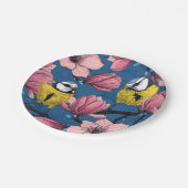 Frühjahrszeit Pappteller (Schrägansicht)