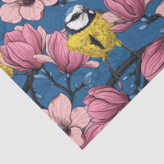 Frühjahrszeit Seidenpapier (Ausschnitt)