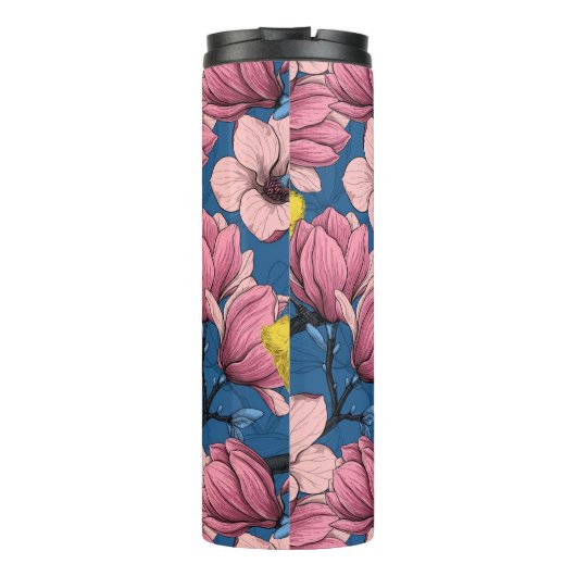 Frühjahrszeit Thermosbecher (Rückseite)