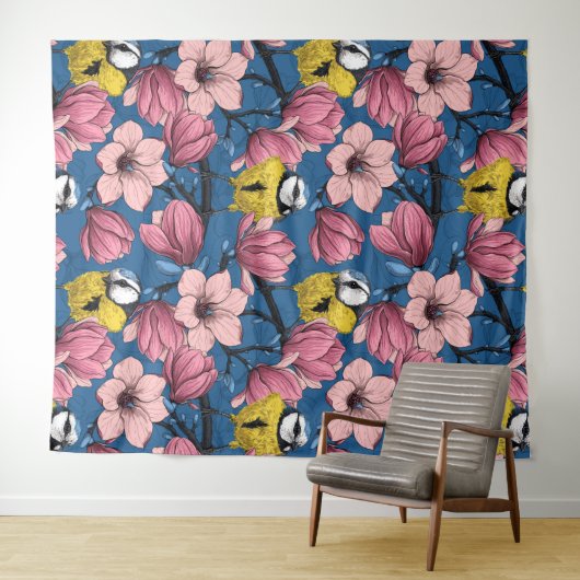 Frühjahrszeit Wandteppich (Beispiel (Horizontal))