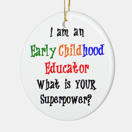 frühkindliche Erziehung Keramik Ornament (Links)