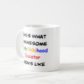 frühkindliche Erziehung, phantastisch Kaffeetasse (Vorderseite Links)