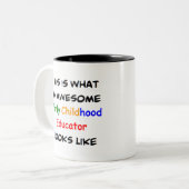 frühkindliche Erziehung, phantastisch Zweifarbige Tasse (Vorderseite Links)