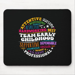 Frühkindliches Team Ece Lehrer Zurück zur Schule E Mousepad