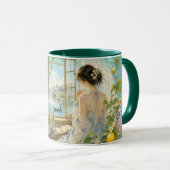 Frühlandschaft am See. Tasse (VorderseiteRechts)