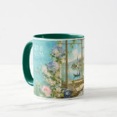 Frühlandschaft am See. Tasse (Vorderseite Links)