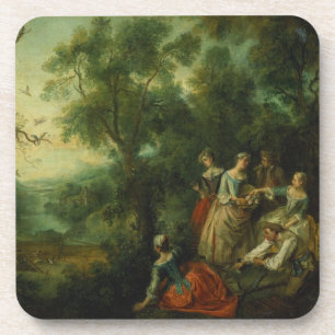 Frühling, 1738 (Öl auf Leinwand) Untersetzer