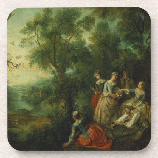 Frühling, 1738 (Öl auf Leinwand) Untersetzer (Vorderseite)