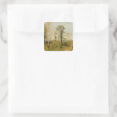 Frühling 1876 in Weimar Quadratischer Aufkleber (Tasche)