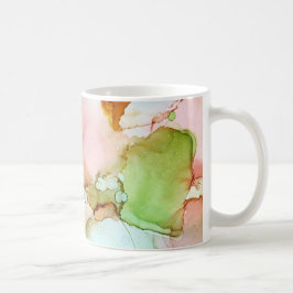 Frühling - abstrakte Tinten-Kunst durch Karen Kaffeetasse
