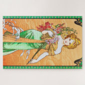 Frühling, Alphonse Mucha Puzzle (Horizontal)