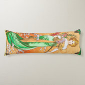 Frühling, Alphonse Mucha Seitenschläferkissen (Vorderseite)