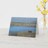 Frühling am Codorus See Originelle Grußkarte Karte (Gelbe Blume)