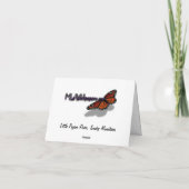 Frühling am Little Pigeon Karte (Rückseite)