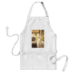 Frühling (Am Meer) von James Tissot, Vintage Portr Schürze