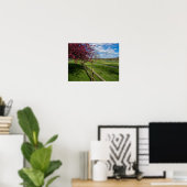 Frühling am Rivercut Poster (Heimbüro)