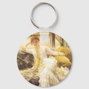 Frühling (An der Küste) von James Tissot, Vintage- Schlüsselanhänger
