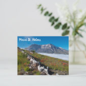 Frühling auf dem Berg St. Helens Postkarte (Stehend Vorderseite)