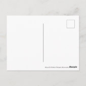 Frühling auf dem Berg St. Helens Postkarte (Rückseite)