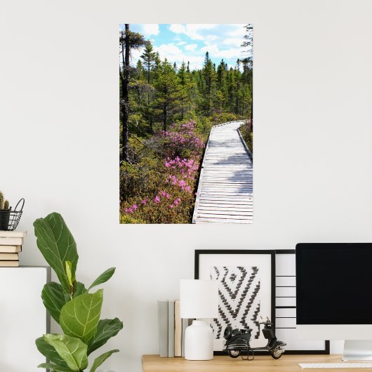 Frühling auf dem Bog Walk Poster (Heimbüro)