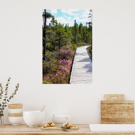 Frühling auf dem Bog Walk Poster (Küche)
