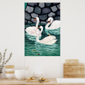 Frühling auf dem Moat Kasamatsu Shiro 1957 Poster (Küche)