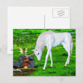 Frühling auf der Wiese Postkarte (Vorne/Hinten)