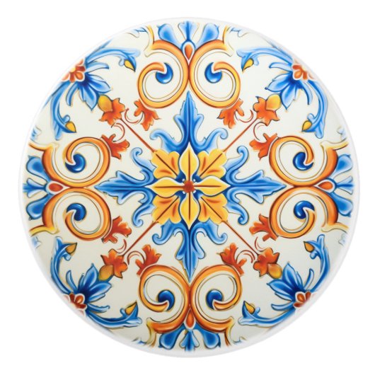 Frühling auf Sardinien Keramikknauf (Vorderseite)