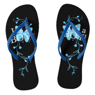 Frühling Baby Es Ist Ein Junge Badesandalen