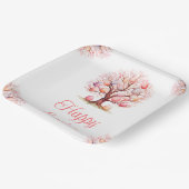 Frühling Baum Ostereiersuche Pappteller (Gewinkelt)