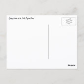 Frühling Blätter am Kleinen Taubenfluss Postkarte (Rückseite)