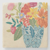 Frühling blüht I Steinuntersetzer (Vorderseite)