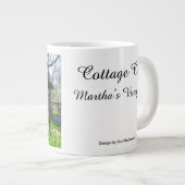Frühling blüht in der Hütte City - Martha's Vineya Jumbo-Tasse (Vorderseite Rechts)