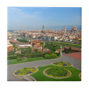 Frühling blüht in Florenz Fliese