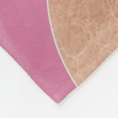 Frühling blüht Landschaft Fleecedecke (Ecke)