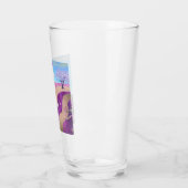 Frühling blüht Landschaft Glas (Links)