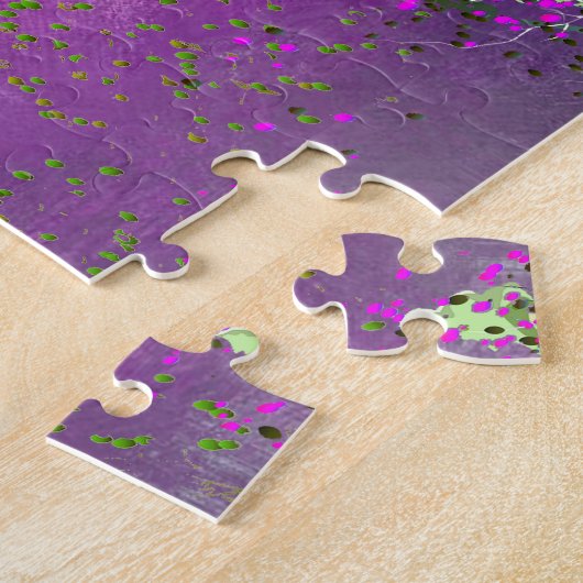 Frühling blüht Landschaft Puzzle (Seite)