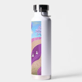 Frühling blüht Landschaft Trinkflasche (Links)