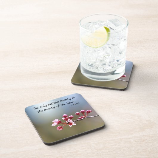 Frühling blüht Schönheit Untersetzer (Rechte Seite)