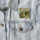 Frühling blüht, von den Birnen Annual, 1902 Button (Beispiel)