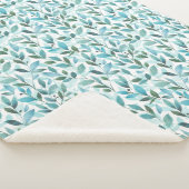 Frühling. Blumenmuster Sherpadecke (3/4)