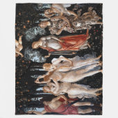 Frühling Botticelli Fleecedecke (Vorderseite)